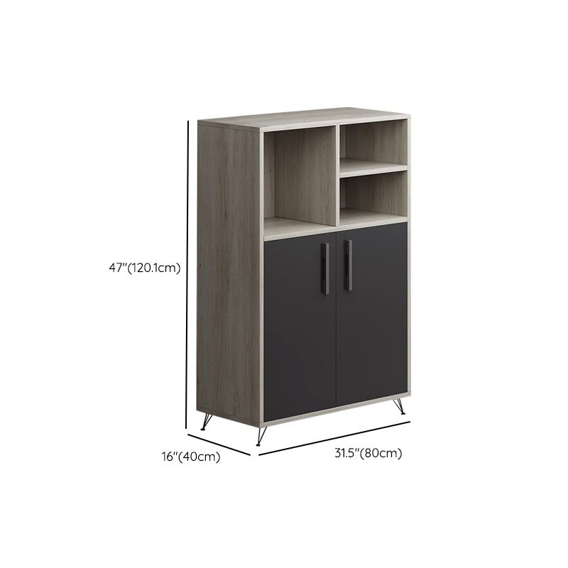 Modern Filing Cabinet Wood Lateral File Cabinet with Locking Storage