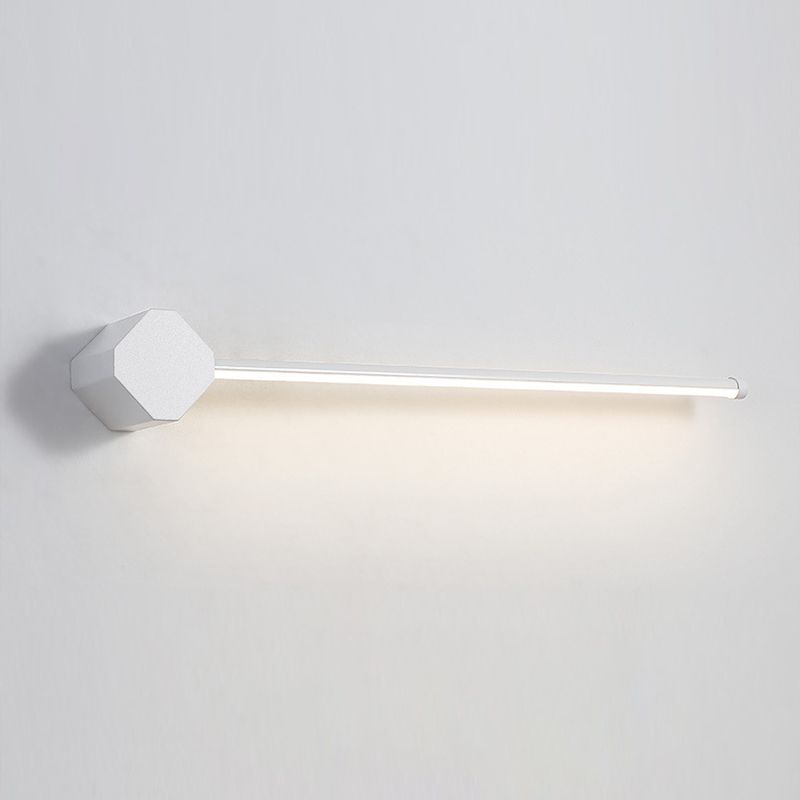 1-Light Linear Murce Sconce Modern Style Metal Applexe Lampe for Shower Room