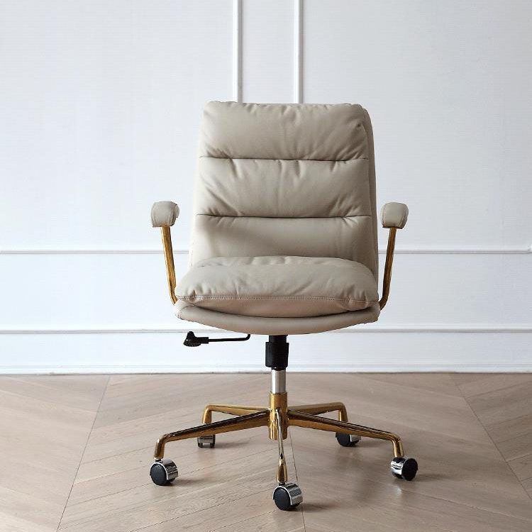 Leather Managers Chair Swivel Ergonomic Executive Chair for Office