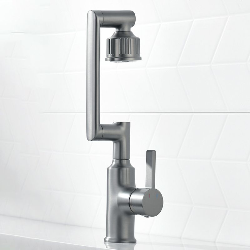 Contemporary Style Faucets One Lever Handles Vessel Sink Faucets