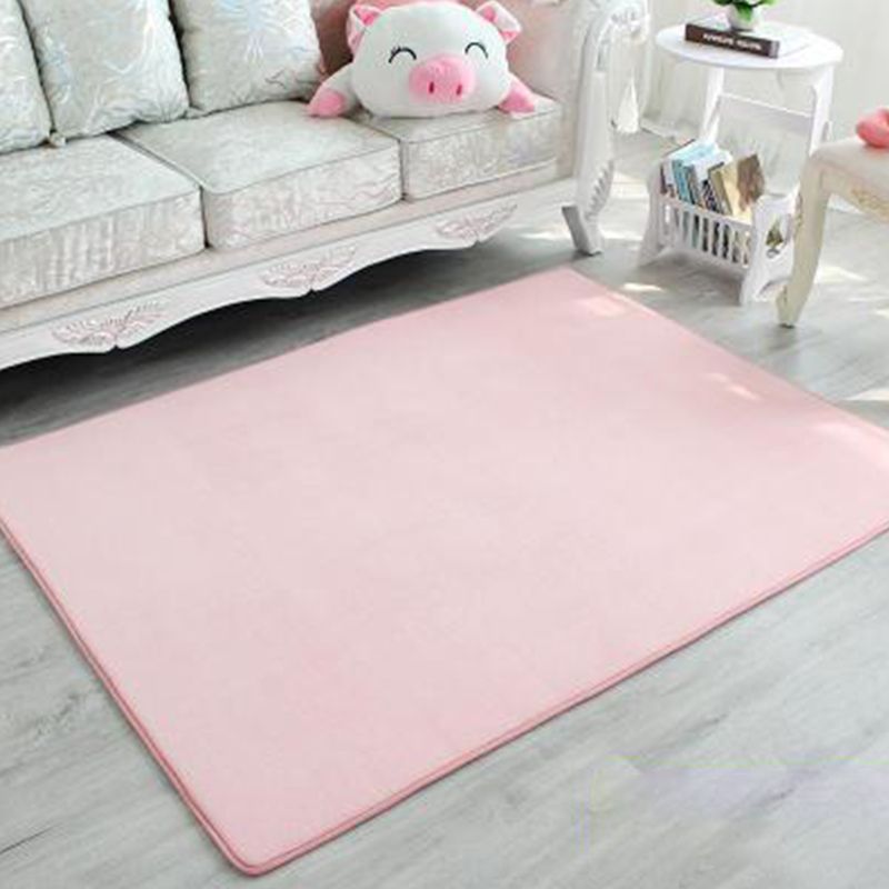 Tapis calmant multi-couleurs Polypropylène Plain Area Tapis Anti-Slip Rison intérieur résistant aux taches pour chambre à coucher