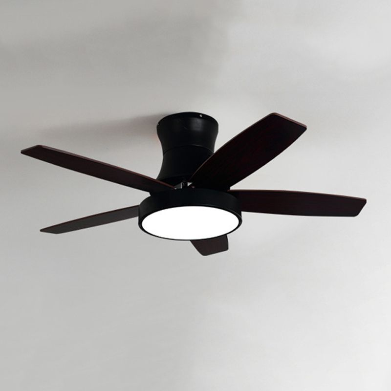 Colorful Ceiling Fan Lamp Fixture Modern LED Ceiling Flush Mount for Kids' Room