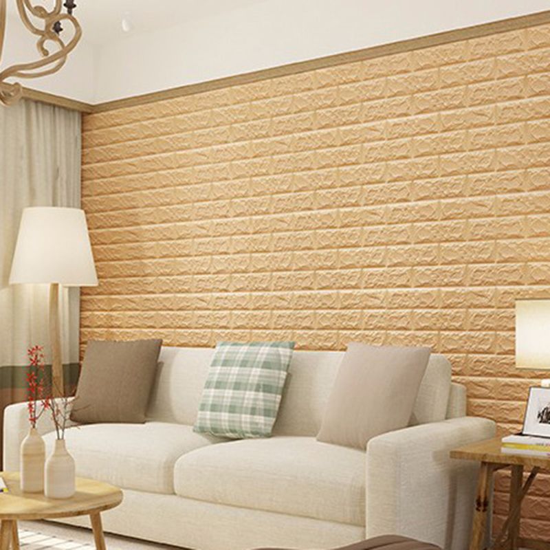 3D Embossed Wall Panel Colorful Waterproof Foam Indoor Wall Tile