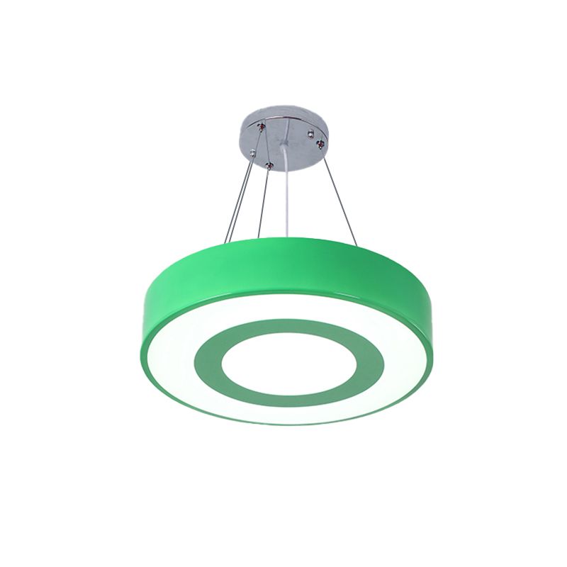 Macaron Colored Lollipop Hanging Light Kids Acrylic LED Pendant Light for Nursing Room