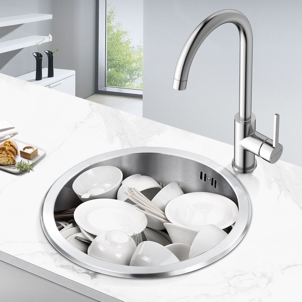 Modern Style Kitchen Sink Stainless Steel Corrosion Resistant Kitchen Sink