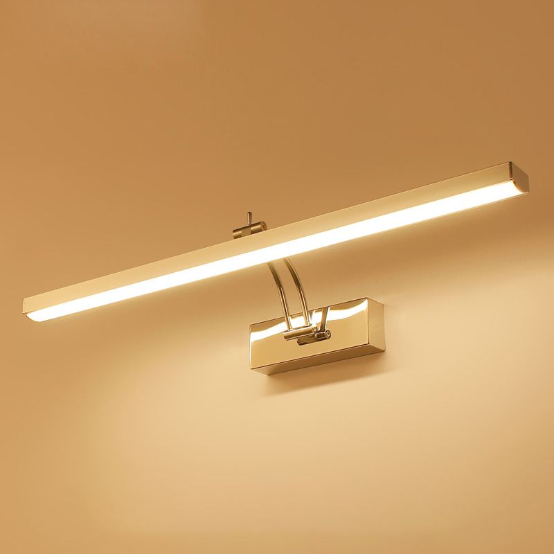 Vanity Light Contemporary Simple Linear Mirror Lighting Fixtures pour salle de bain