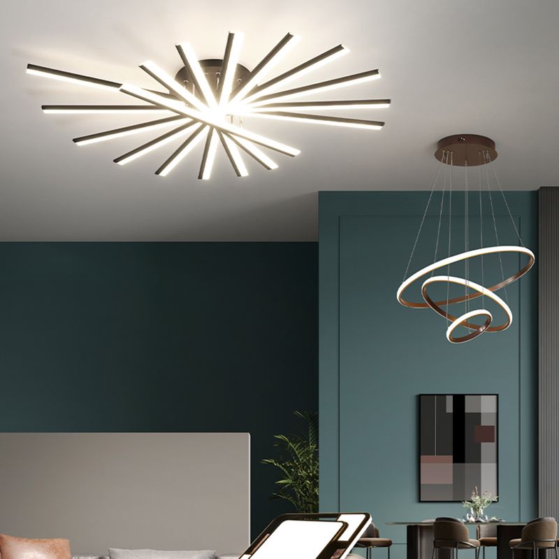 Moderne metalen spoelmontage verlichtingsarmaturen LED VLOK Mount voor woonkamer