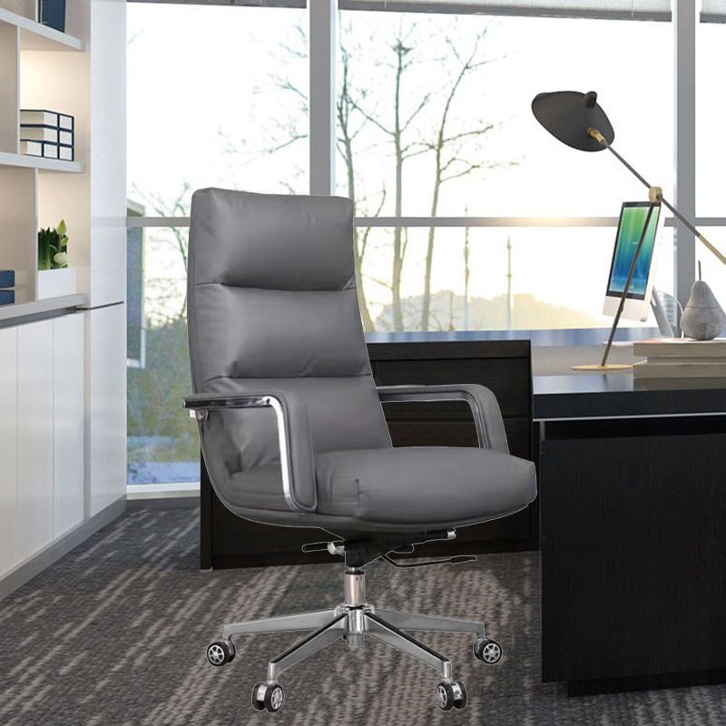 Modern Padded Arms Managers Chair Height-adjustable Executive Chair for Office