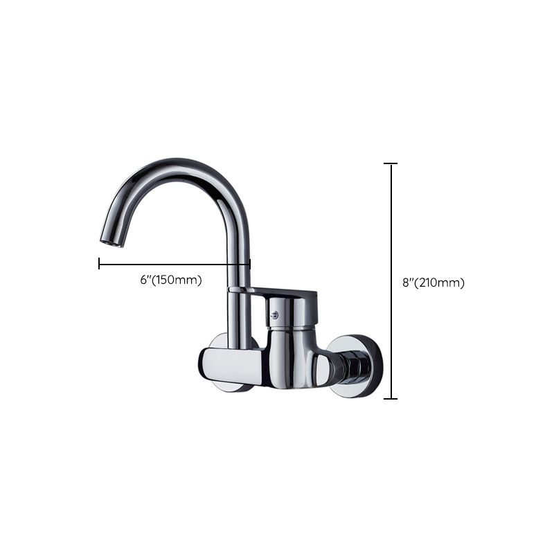 Single Handle Pull-down Kitchen Faucet Nickel Bar Faucet with Accessories