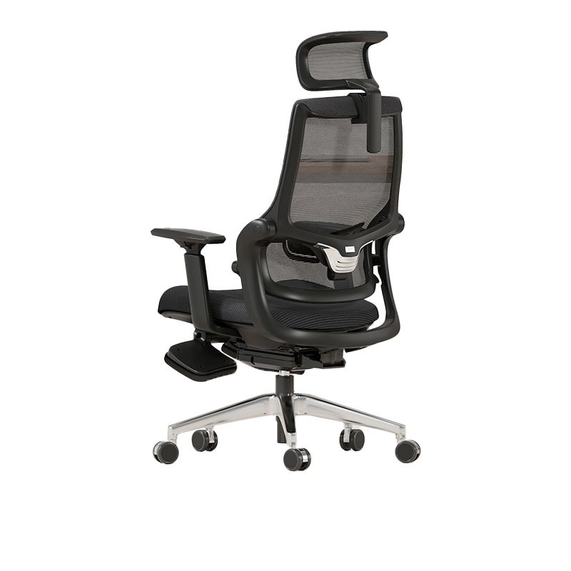 Contemporary Adjustable Arm Office Chair Desk Chair with Wheels