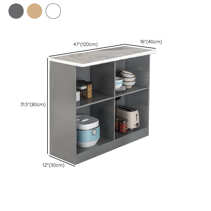 Modem & Contemporary Wood Rectangle Bar Wine Table for Dining Room