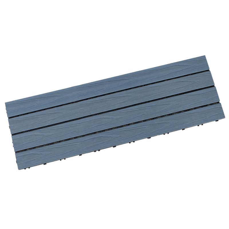 Rectangle Water Resistant Wooden Floor Smooth Engineered Floor Tile for Patio Garden