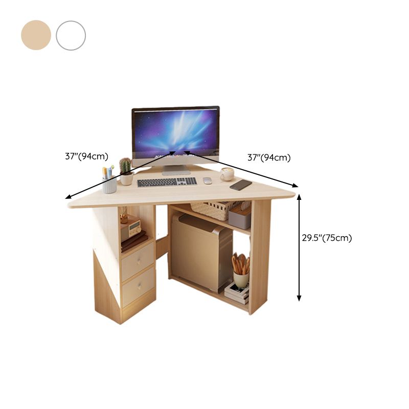 28.86-inch H Contemporary Computer Desk Manufactured Wood Corner Desk