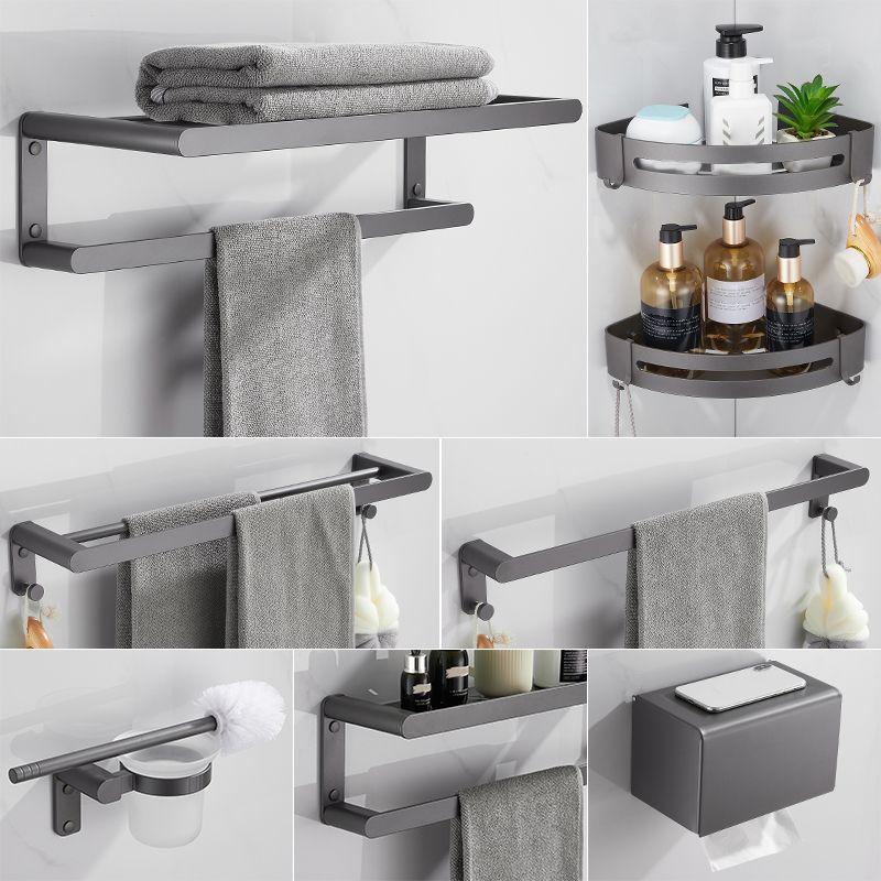 Contemporary Grey Bathroom Accessory As Individual Or As a Set