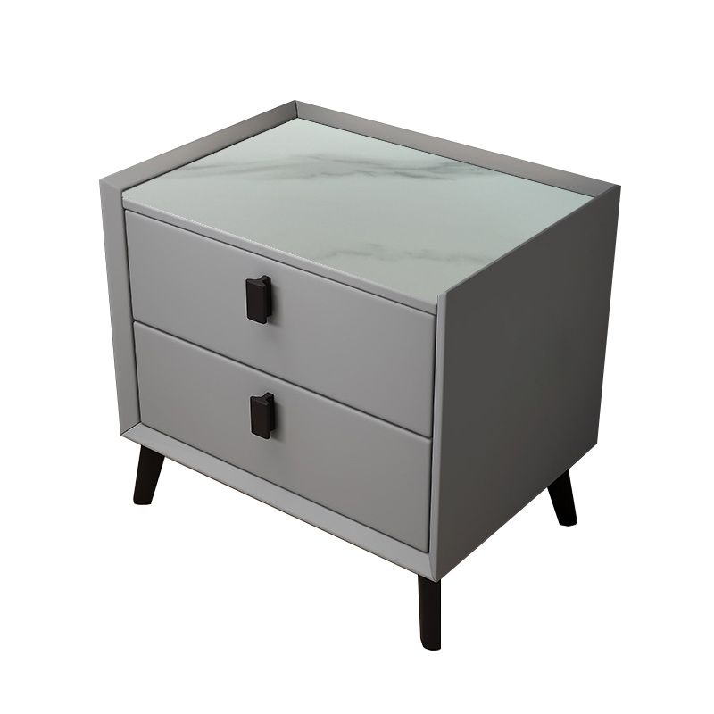 Drawer Storage Night Table Contemporary Bed Nightstand for Bedroom