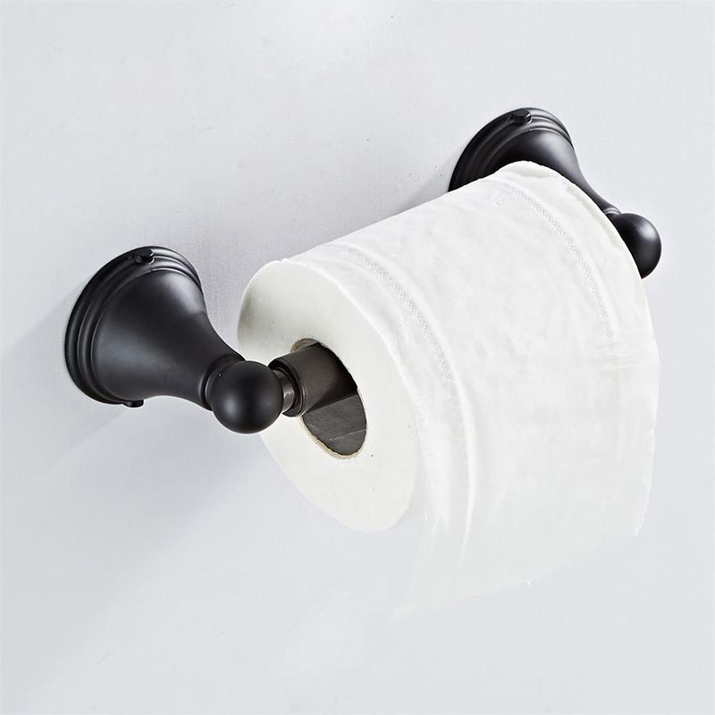 4- Piece Bathroom Accessory Set with Towel Bar& Ring /Robe Hooks/Paper Holder