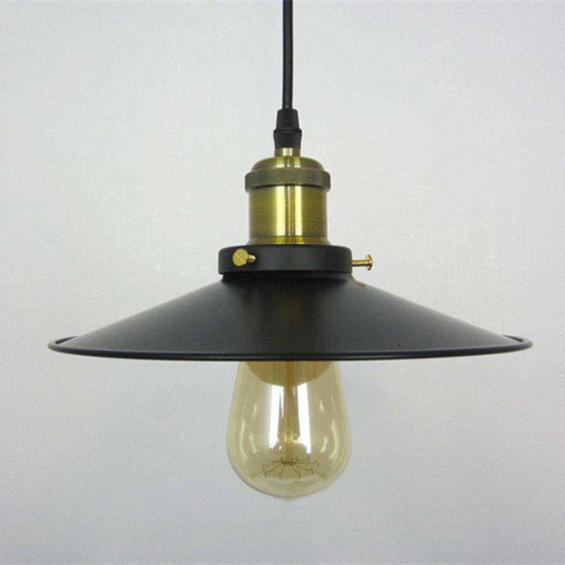 1 Light Cone Ceiling Pendant Creative Industrial Style Metal Pendant for Restaurant