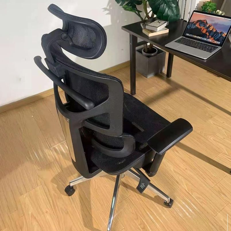 Adjustable Seat Height Executive Chair Swivel High Back Chair with Caster Wheels