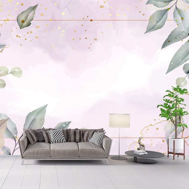 Environmental Illustration Mural Wallpaper Plant Decoration Indoor Wall Mural