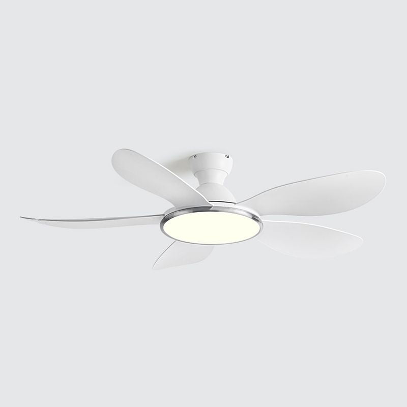 Nordic Style LED Ceiling Fan 5-Blade Fan Lighting for Dining Room