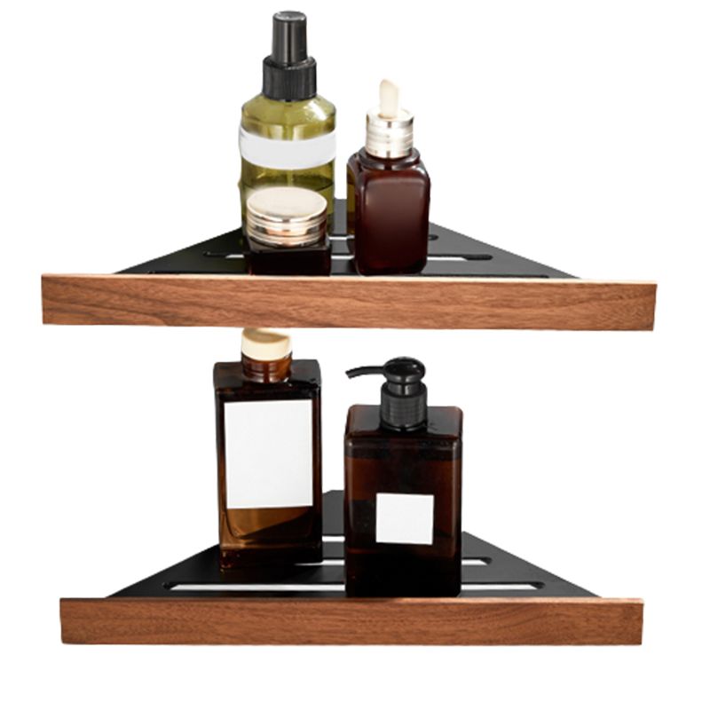 7-Piece Bathroom Hardware Set Solid Wood and Metal Bathroom Accessory Set