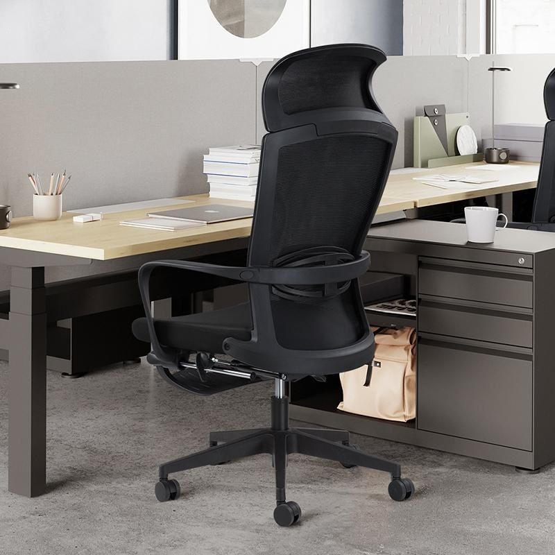 Modern Plastic and Mesh Desk Chair with Hight Back Home Office Chair