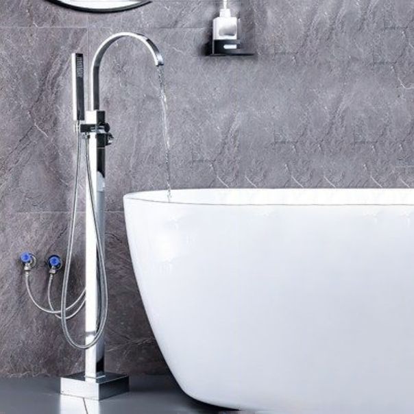 Modern Freestanding Bathtub Metal Faucet Freestanding Tub Faucet