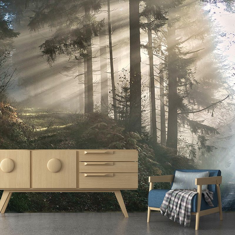 Photography Forest Mural Home Decorative Photography Resistant Wall Mural