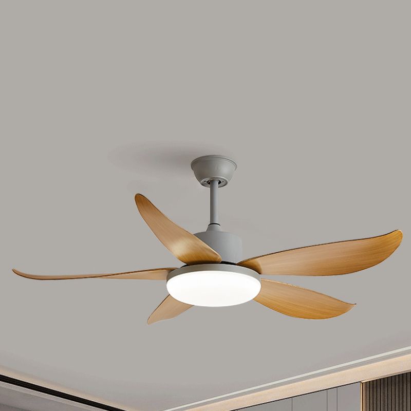 Simple Ceiling Fan Light Fixture Modern LED Ceiling Flush Mount for Kids' Room