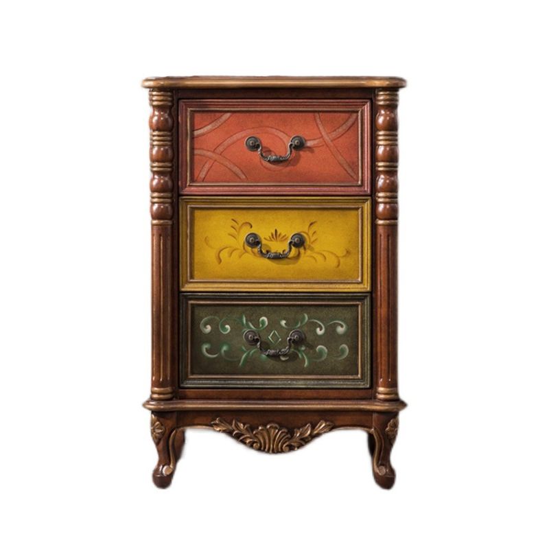 Traditional Style Vertical Chest Wooden Lingerie Chest for Bedroom