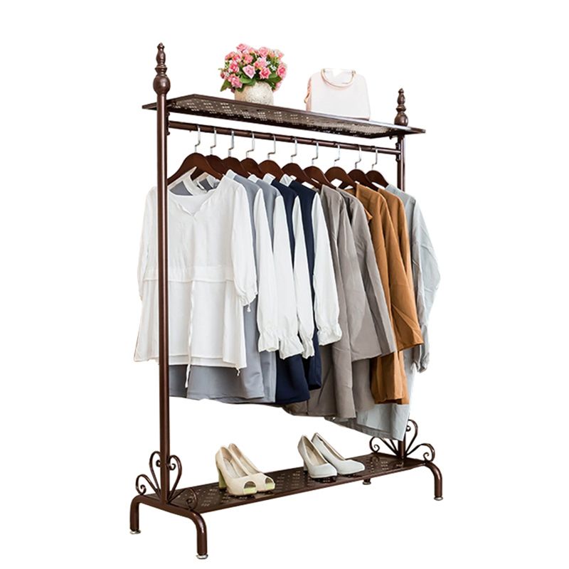 Modern Hall Stand Metal Shelving Included Free Standing Coat Rack