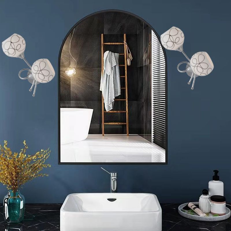 American Style Iron Vanity Light Ball Shape Vanity Lamp for Shower Room