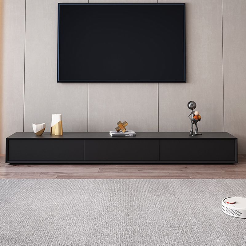 Contemporary TV Media Console Enclosed Storage TV Console with 4 Drawers