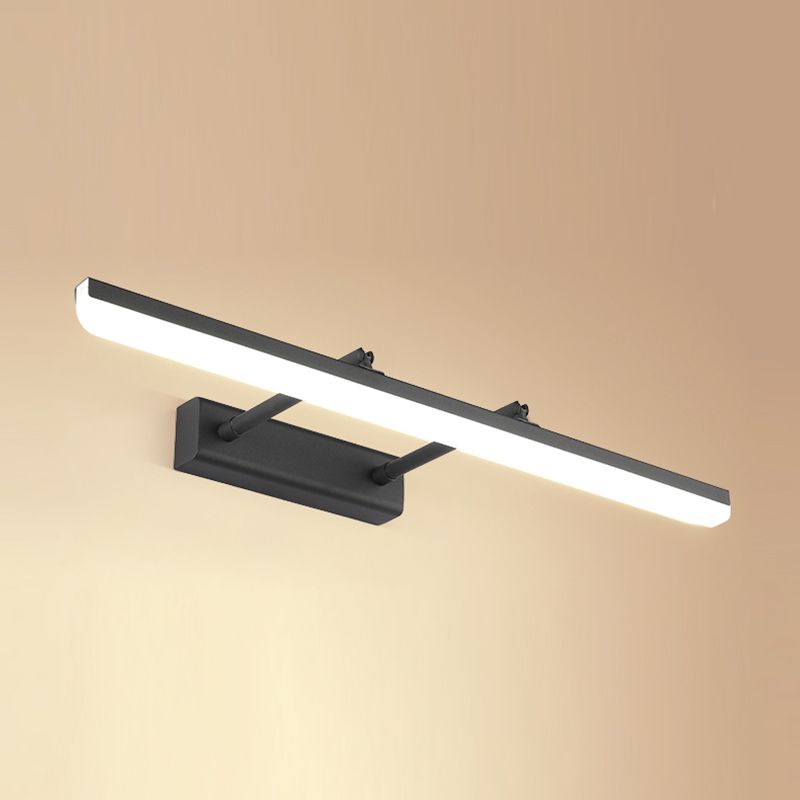 1-licht lineaire wandwandcontract moderne stijl metalen sconce lamp voor badkamer