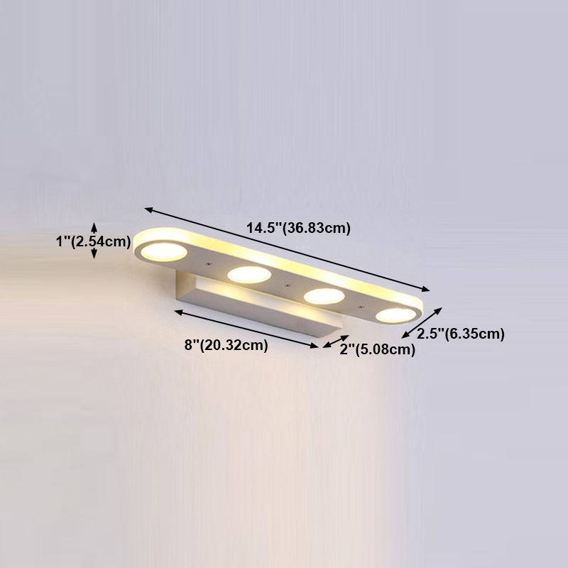 Moderne lineaire muurscheiding Simplicity Badkamer ijdelheid verlichtingsarmatuur