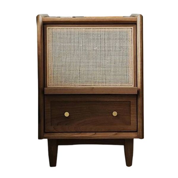 Modern Accent Table Nightstand Wood Night Table for Bedroom Home