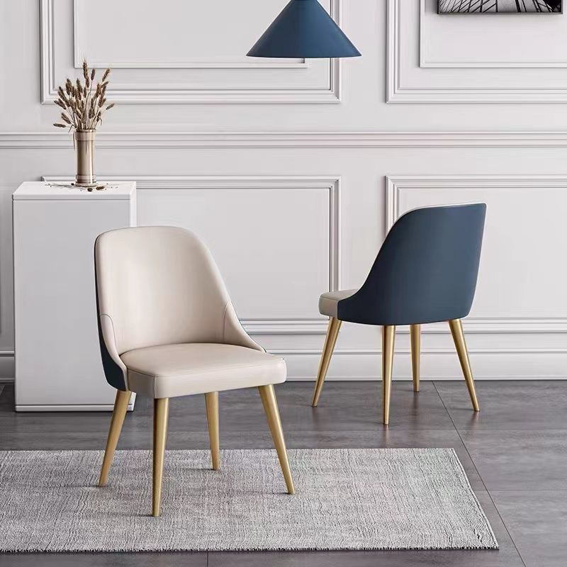 Nordic Armless Side Dining Chairs Entryway Dining Room Chairs