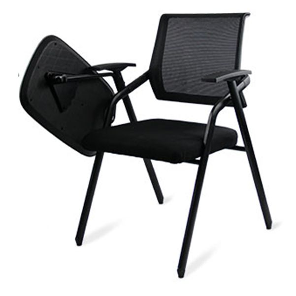 Ergonomic Fixed Arms Conference Chair Black Frame and Seat Chair