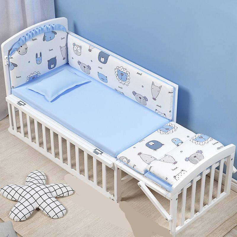 White Solid Wood Crib Cradle Nursery Center Solid Wood Crib Cradle