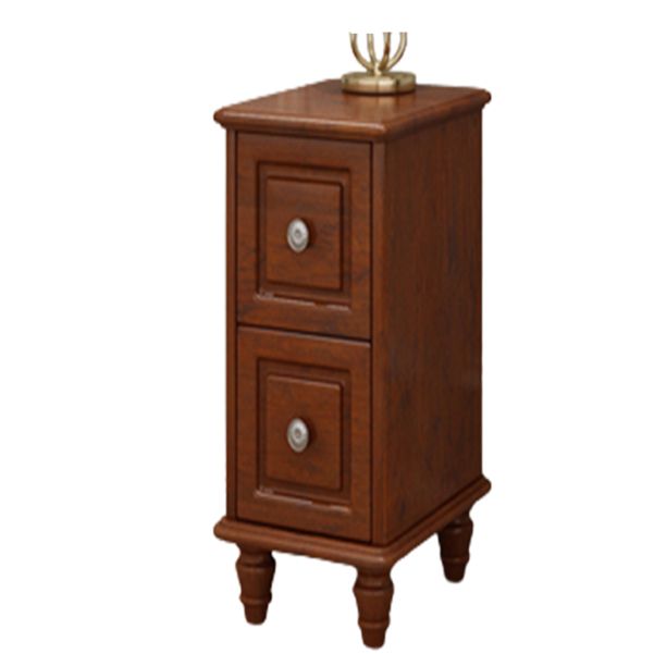 Wooden Kids Bedside Table Narrow Nightstand Kids Bedside Table