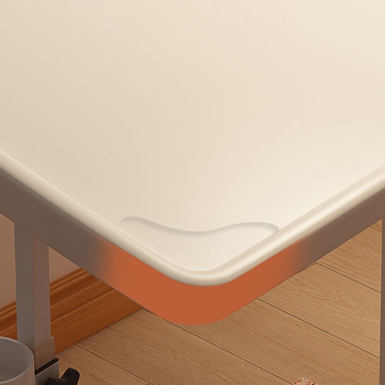 Art Desk with Casters Kids Desk Adjustable Lap Desk Wood and Metal Desk