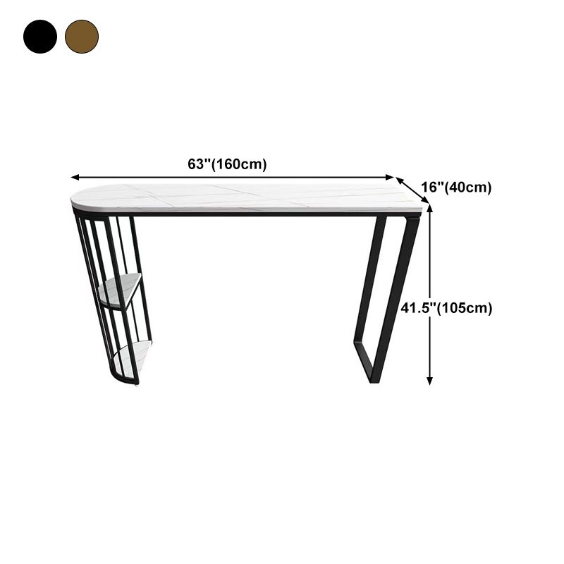 Contemporary Sintered Stone Table Dining Bar Counter Table for Kitchen