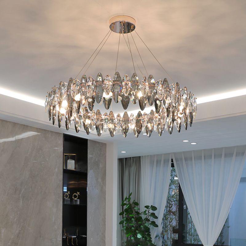 Modern Chandeliers For Dining Room Circular Chandelier Hanging Pendant Lights