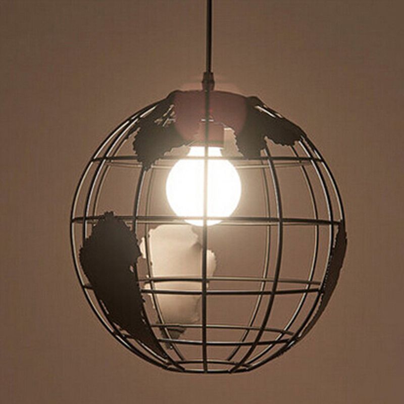 Cage Globe Restaurant hanglamp industriële stijl metaalhangende hanglamp