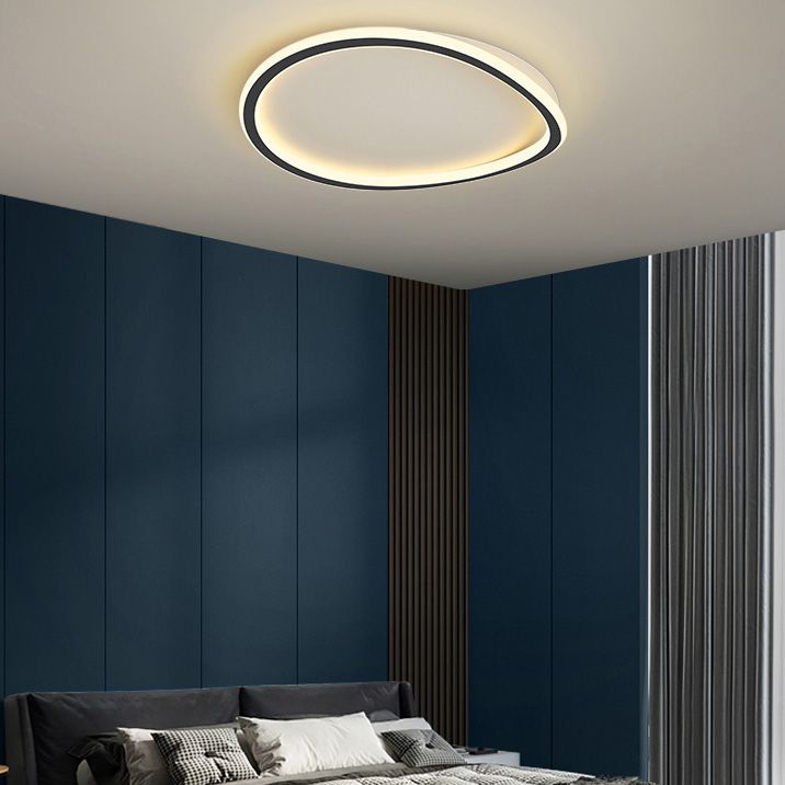 Minimalist Ceiling Light Black & White Household Lamp for Living Room Dining Room