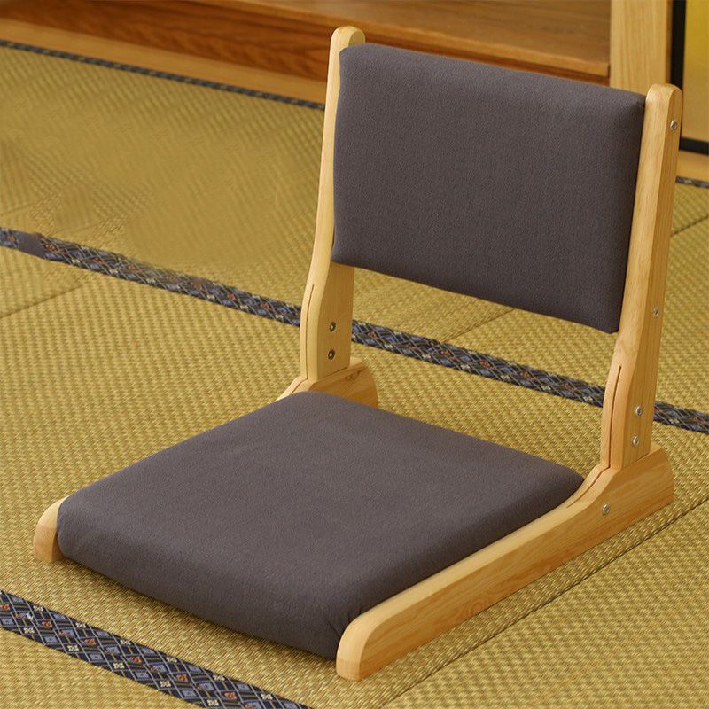 Linen Armless Chair 16.92" L x 20.47" W x 17.71" H Adjustable Chair for Bedroom