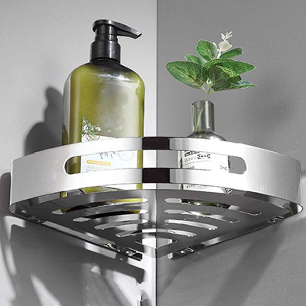 Modern Bathroom Accessory Kit Bath Shelf Paper Holder Silver Bathroom Hardware