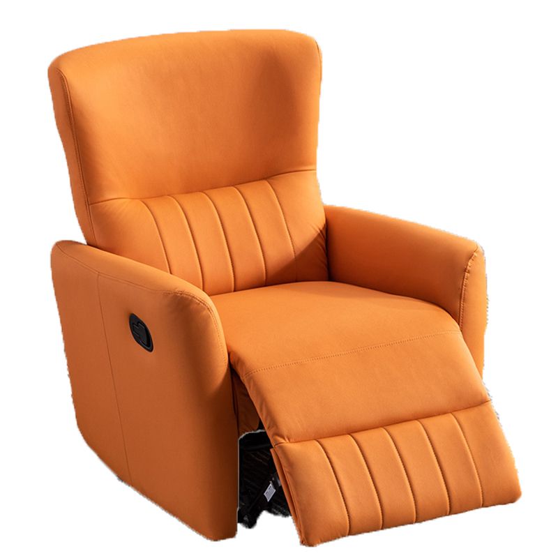 Contemporary Swivel Rocker Standard Recliner 31" Wide Solid Color Recliner Chair