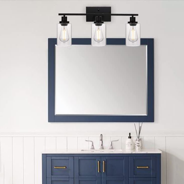 Modren Mirror Front Light Simple Vanity Light with Glass Shade for Bathroom