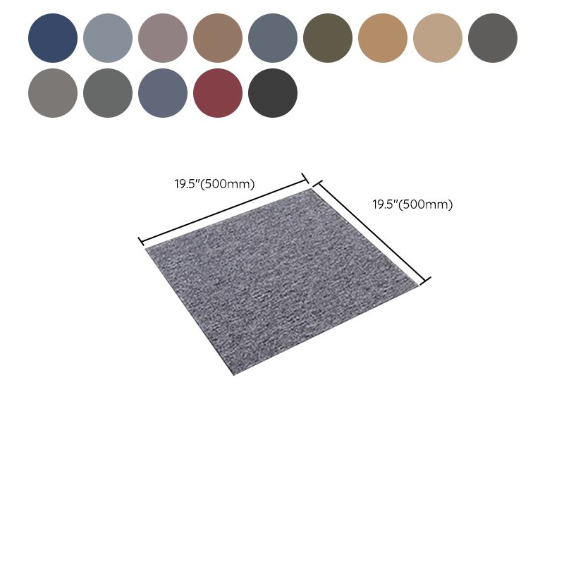 Carpet Tile 20" X 20" Glue Down or Adhesive Tabs Non-Skid Dining Room